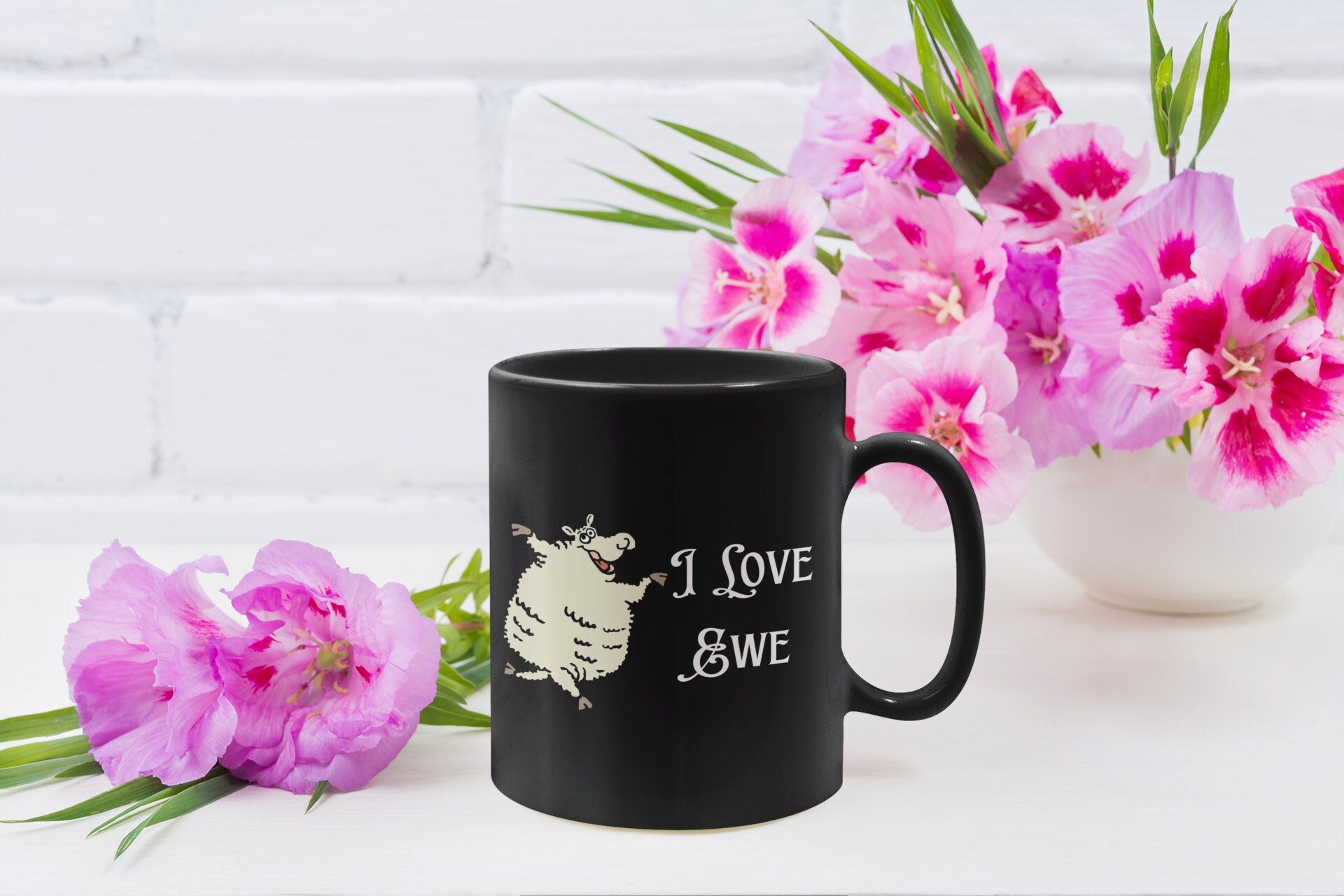 I Love Ewe Coffee Mug Awesome and Cute Way to Say I Love You - Etsy
