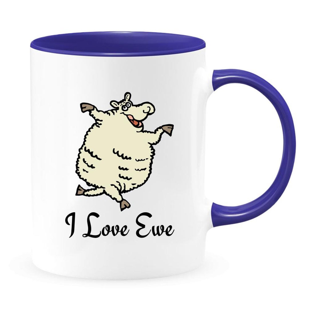 I Love Ewe Coffee Mug Awesome and Cute Way to Say I Love You - Etsy