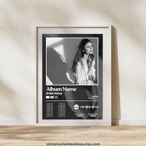 Custom Album Cover Art Print: Personalized Music Poster (Digital Download)