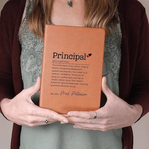Personalised Principal Definition Journal, Principal Journal Gifts, Principal Gift, Principal Appreciation Gift, Principal Thank You Gifts