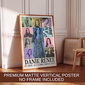 Personalized Birthday Era Poster Ship (Unframe) Eras Themed Birthday Party Vertical Poster Premium Matte In My Bride Era Bachelorette Poster