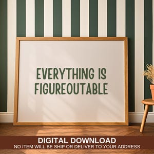 Alles is figuurlijk-afdruk: opbeurende typografiekunst (digitale download)