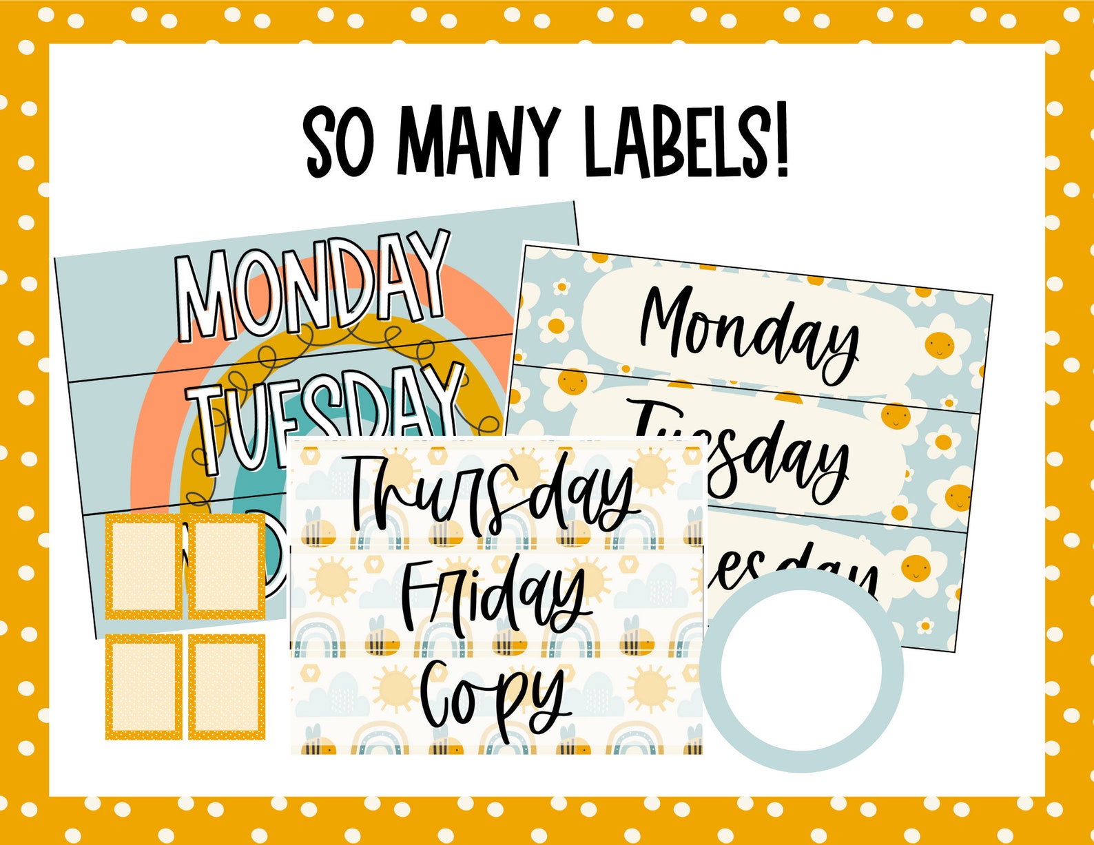 Bumble Bee Theme Class Decor Bundle Kit for Teachers - Etsy