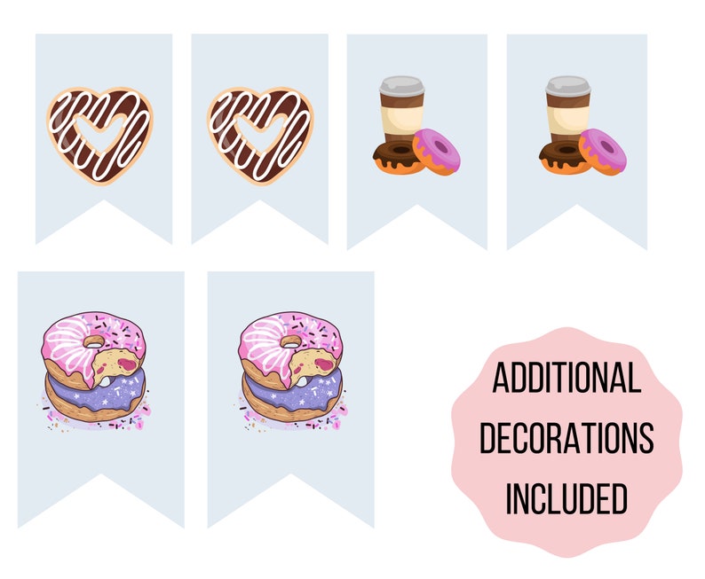 Donuts With Dad Printable Banner - Etsy