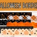 Classroom Bulletin Borders Kit Halloween, Pumpkins and Black and White ...