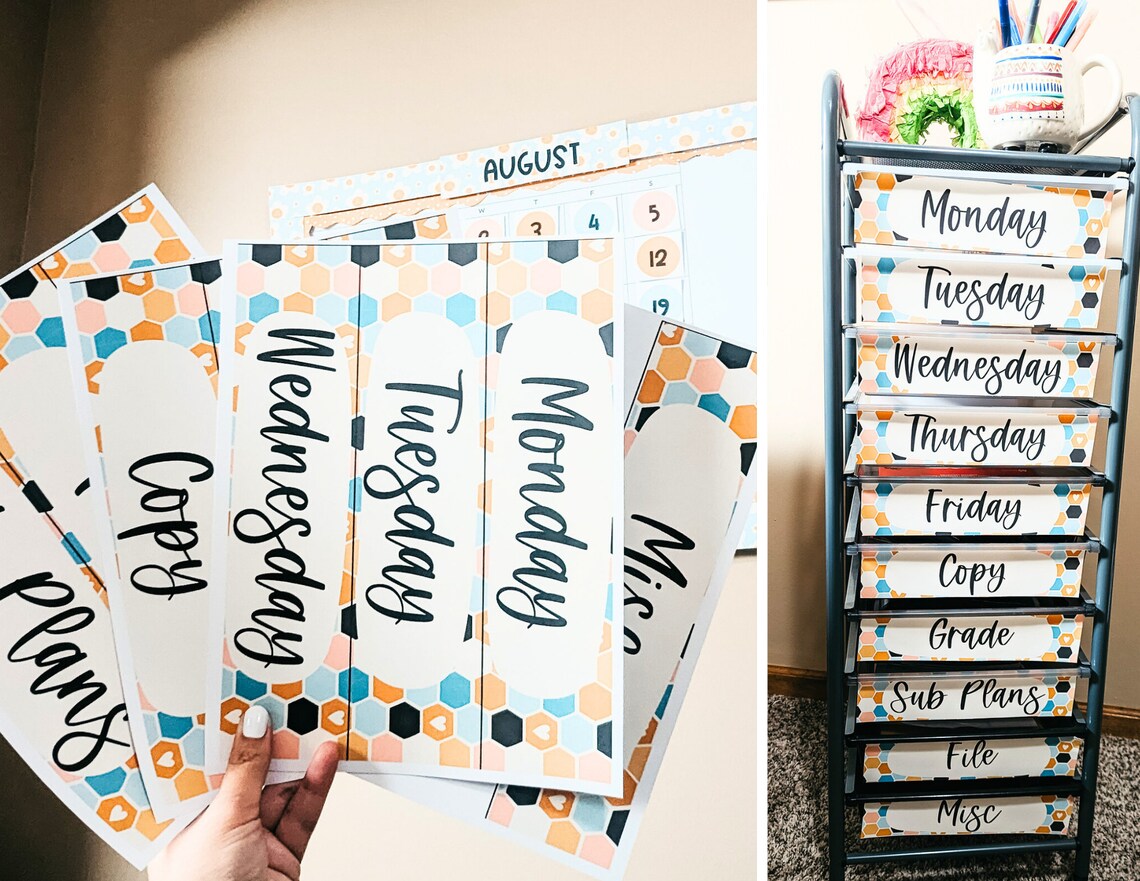 Bumble Bee Classroom Decor Kit: Printable Digital Download for Teachers ...