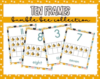 Bumble Bee Tien Frame-posters voor klaslokaal