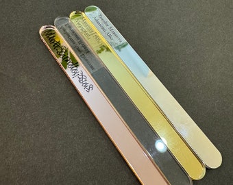 Plant Tags | Customized Plant Tag | Chrome Plant Tags | Small Mirror Plant Tag | Pink Tags for Plants | Gold Garden Tag