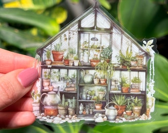 Greenhouse Stickers - Plant Collection Sticker - Plant and Green Houseplant Stickers - Plant Gift - House Plant Sticker - Plant Sticker