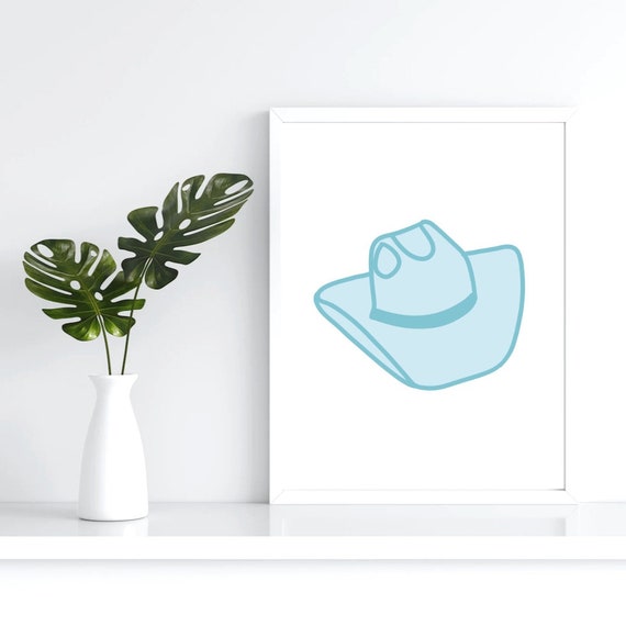 Cowboy Hat Printable - Etsy