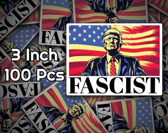 100 pc I did that trump sticker pack Anti Trump Stickers Trump I did that looking at eclipse Meme sticker Anti Fascist Anti Racist sticker