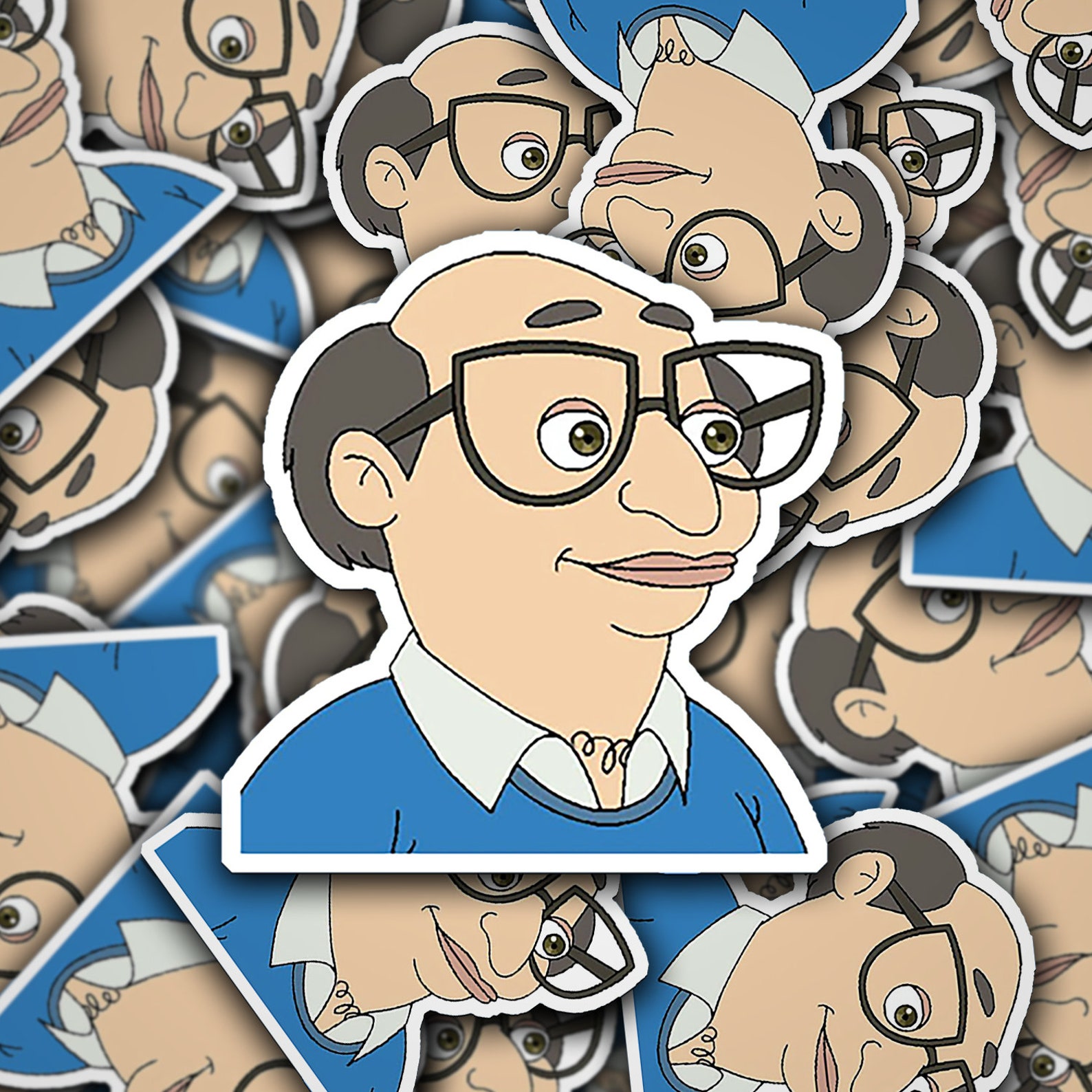 Marty Big Mouth Sticker Etsy