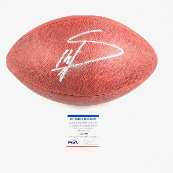 Stefon Diggs Signed Football Psa/dna 