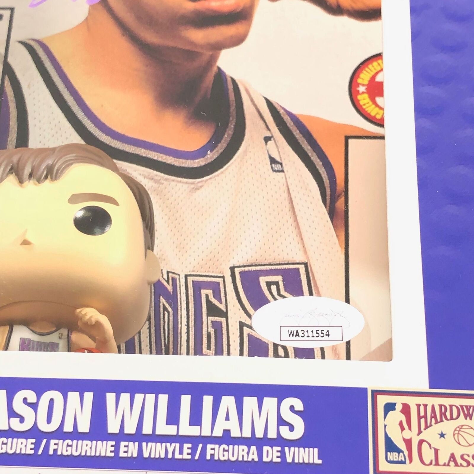 Jason Williams Signed Sacramento Kings Custom White Chocolate Jersey (PSA  COA)