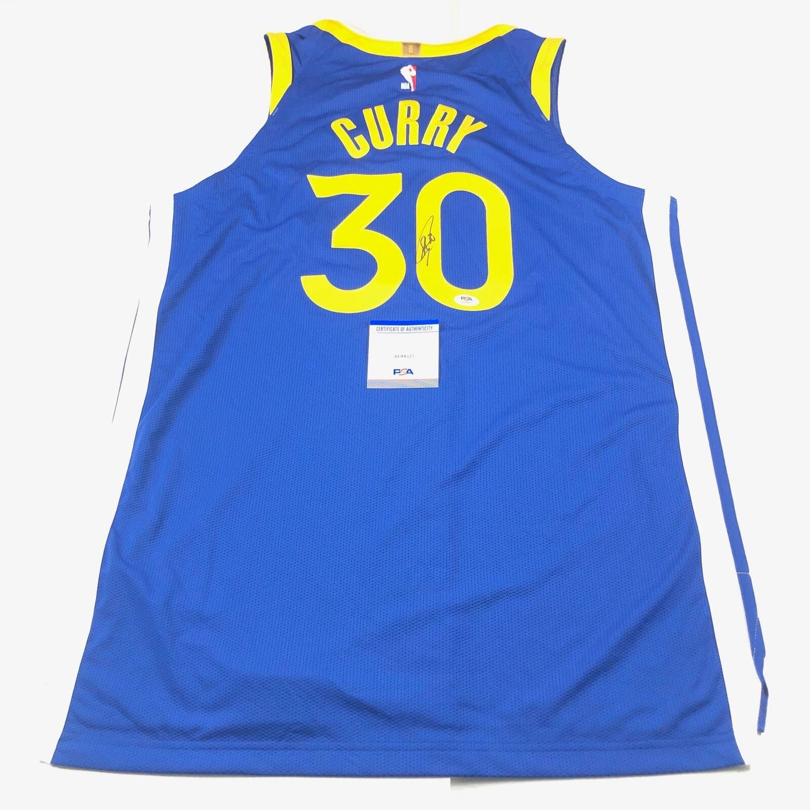Stephen Curry Signed Warriors City Oakland Authentic Swingman Jersey JSA Loa