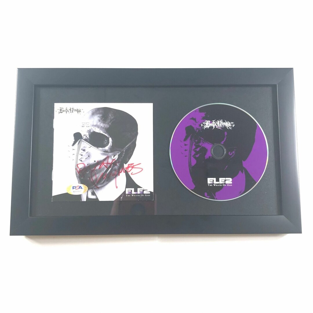 Busta Rhymes Signed Cd Cover Psa/dna Framed Ele 2 Autographed Etsy UK