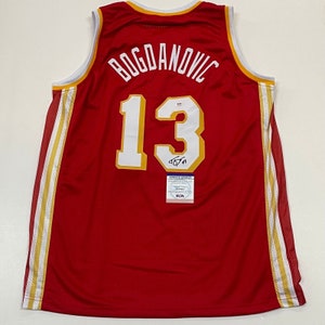 Bogdan Bogdanovic Signed Jersey PSA COA Atlanta Hawks Bojan
