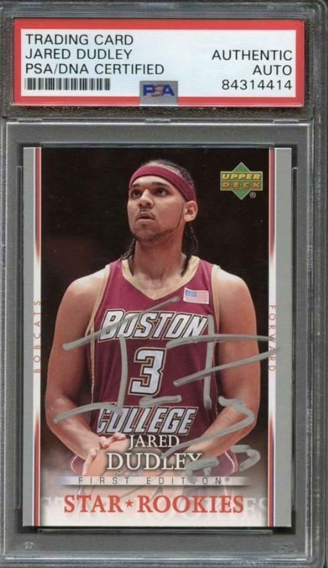 2007 08 Upper Deck First Edition #222 Jared Dudley Signed Card Auto Psa  Slabbed