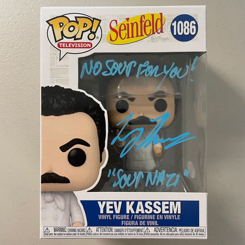 Larry Thomas Signed Yev Kassem Funko Pop Seinfeld Psa/dna - Etsy
