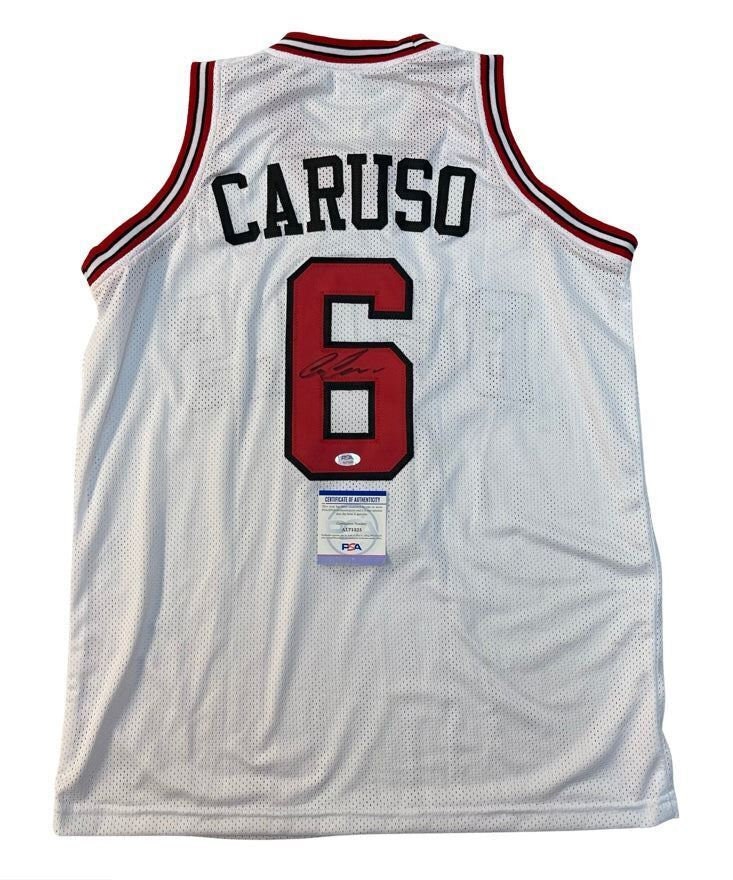 Alex Caruso Signed Chicago Bulls Jersey Inscribed The Carushow (PSA –