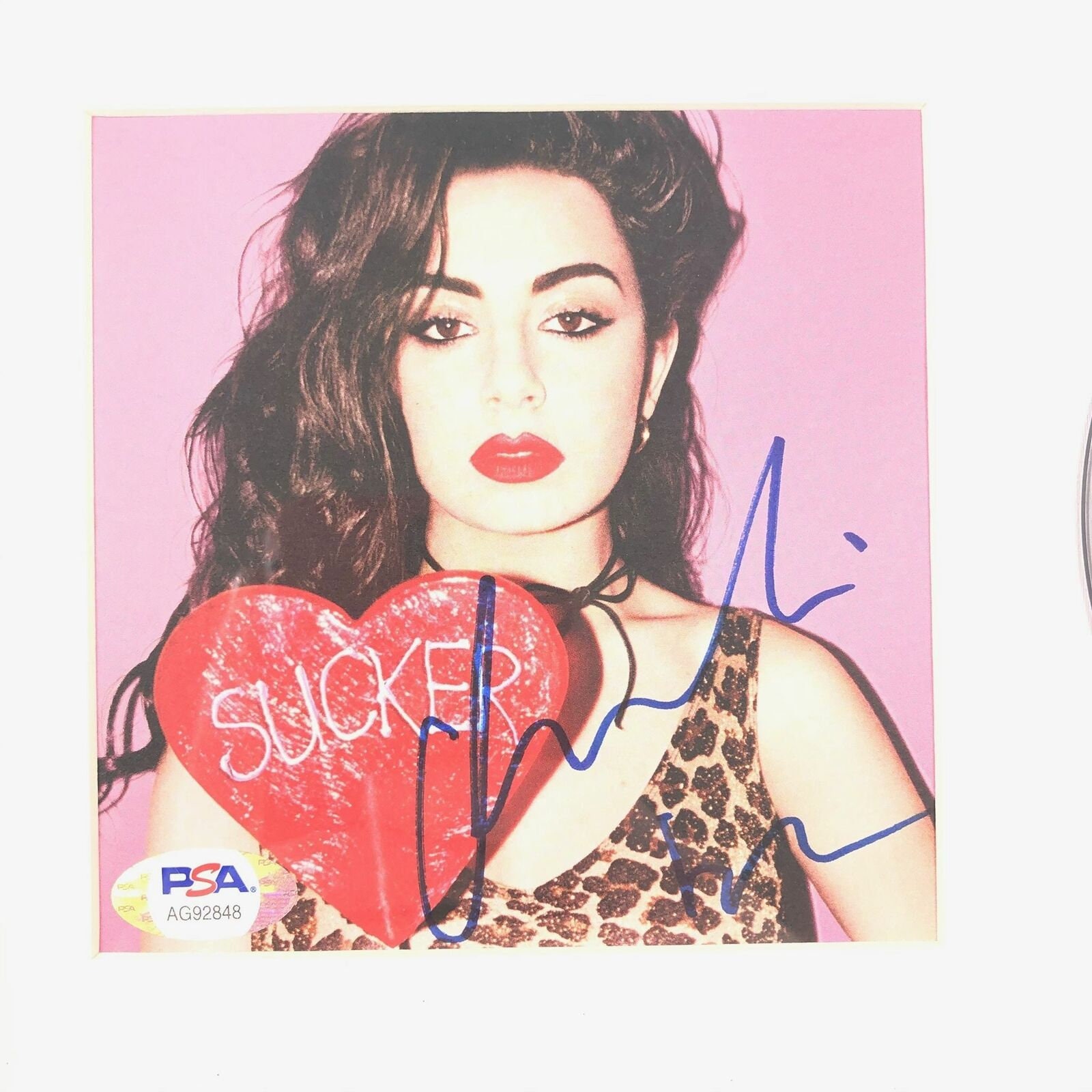 Charli Xcx Signed Album Cd Cover Framed Psa/dna Autographed - Etsy