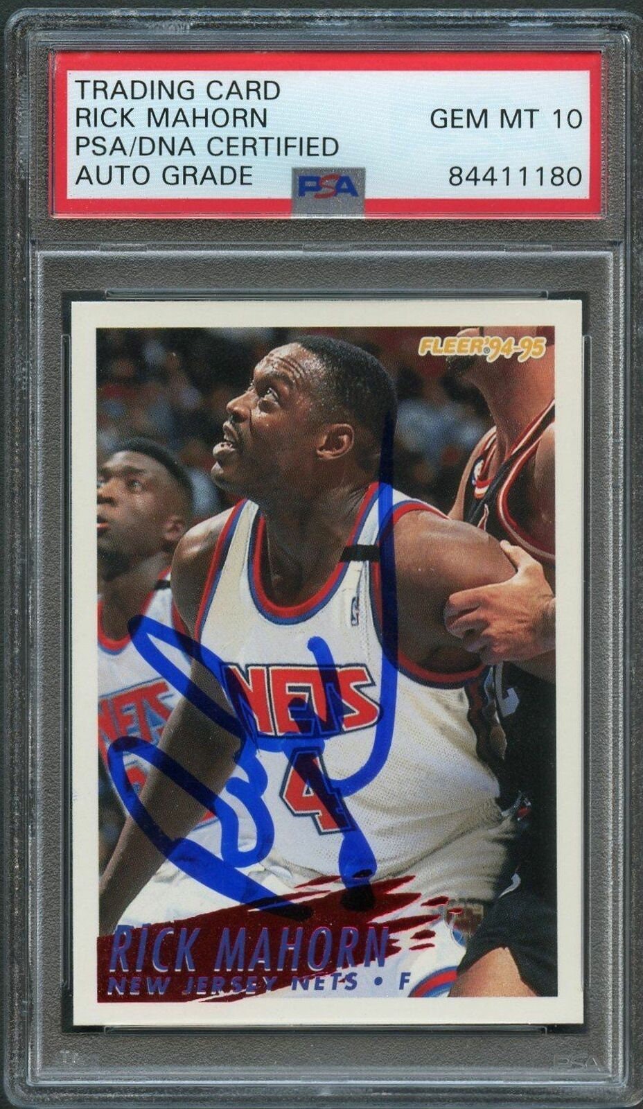 1994-95 Fleer Basketball 330 Rick Mahorn Signed Card Auto - Etsy Singapore