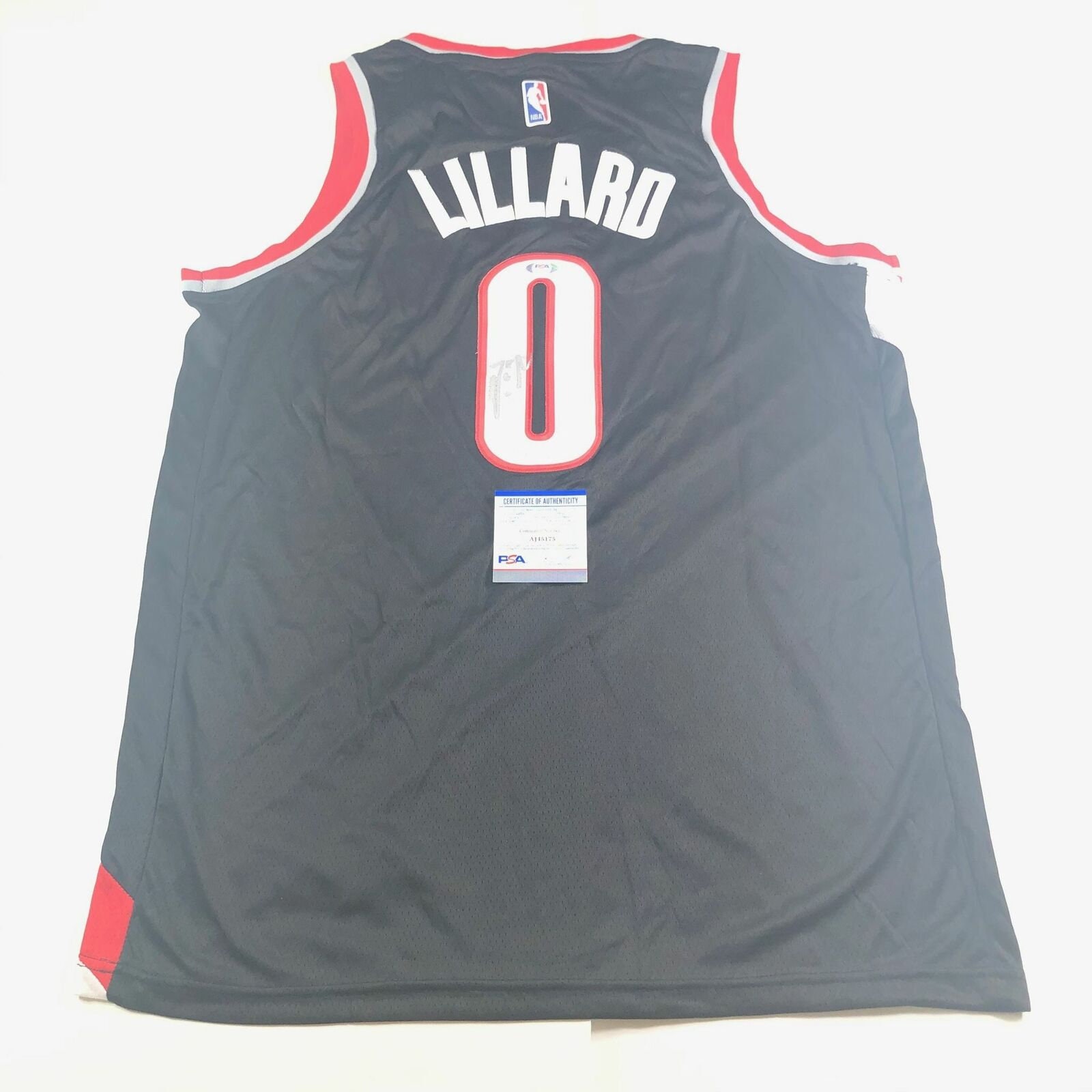 Damian Lillard Autographed and Framed Portland Trail Blazers Jersey