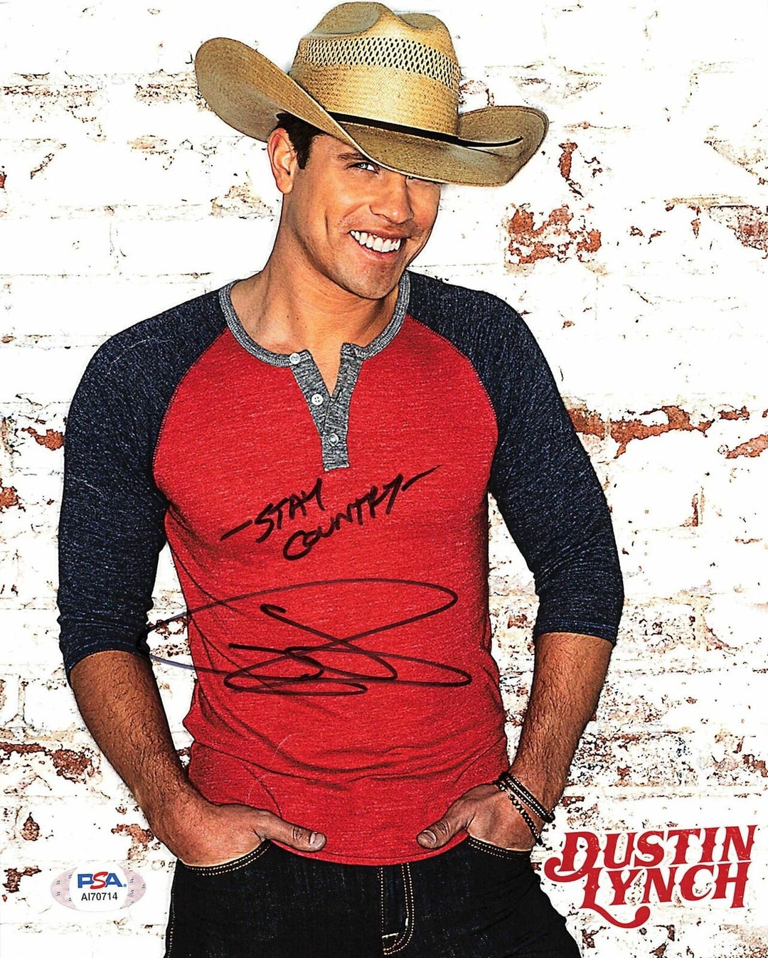 Dustin Lynch Signed 8X10 Photo Psa/dna Autographed Etsy