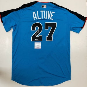 Shop Jose Altuve Houston Astros Autographed White Nike Jersey Size XL