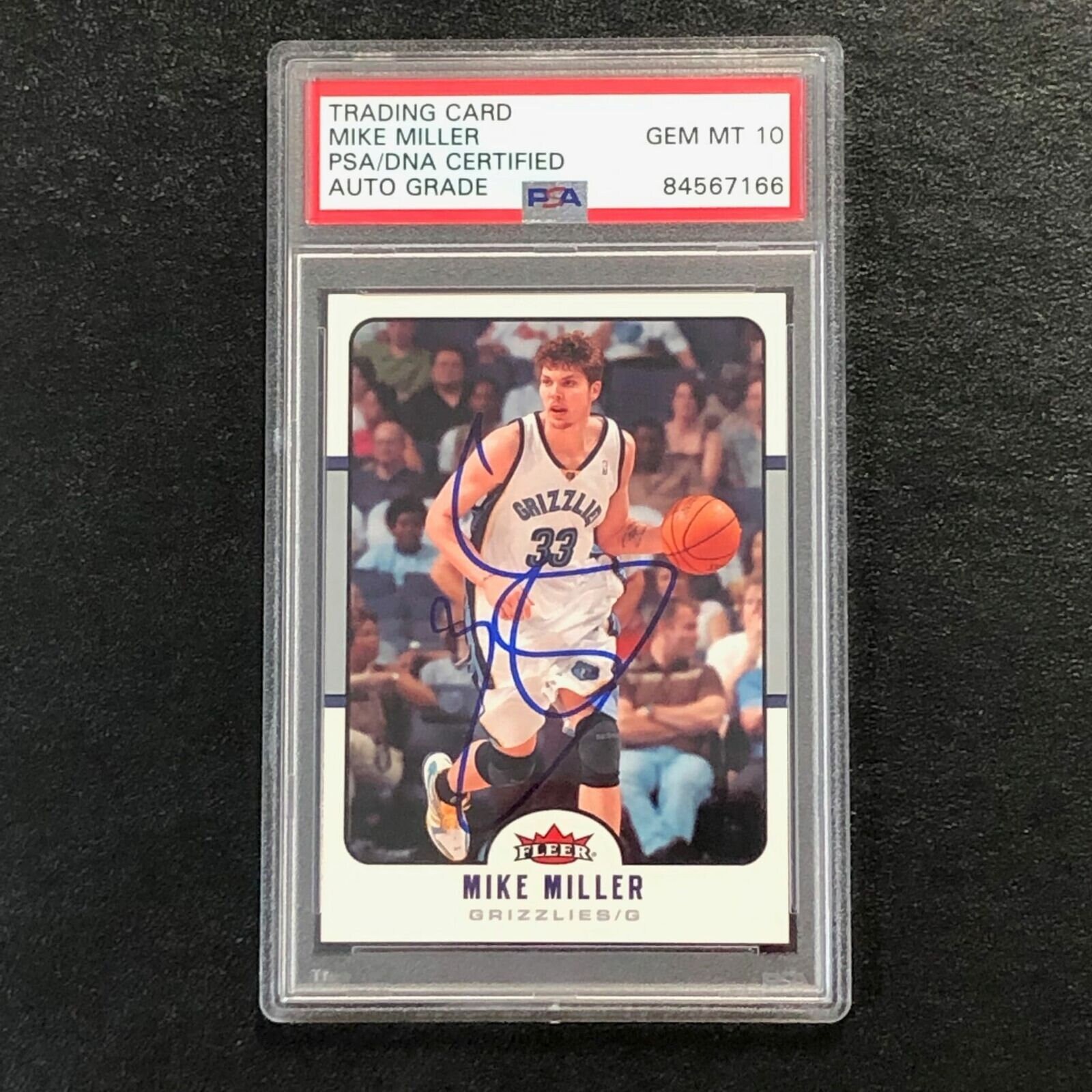 2006-07 Fleer Basketball 94 Mike Miller Signed Card Auto 10 - Etsy