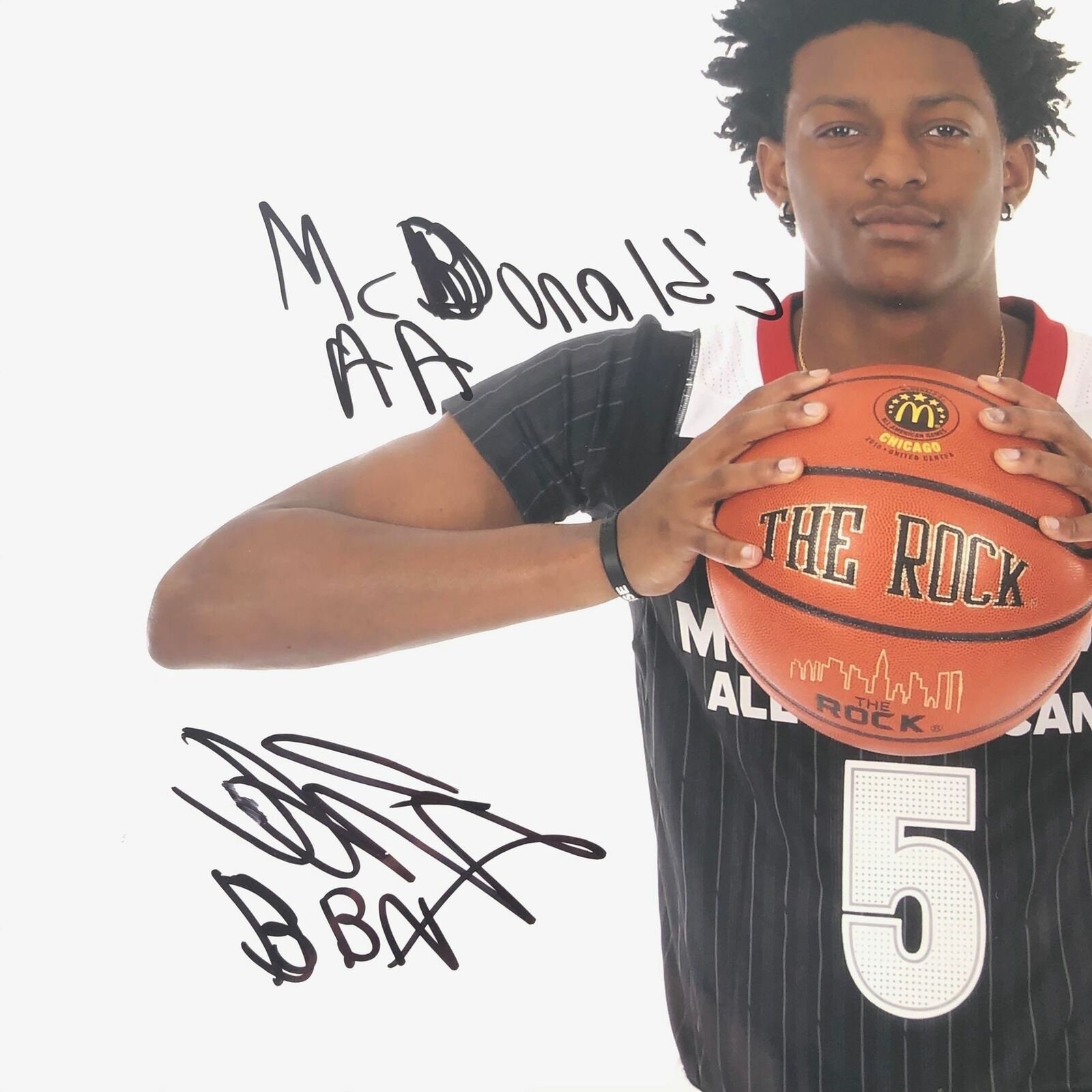 De'Aaron Fox Signed Jersey PSA/DNA Sacramento Kings Autographed