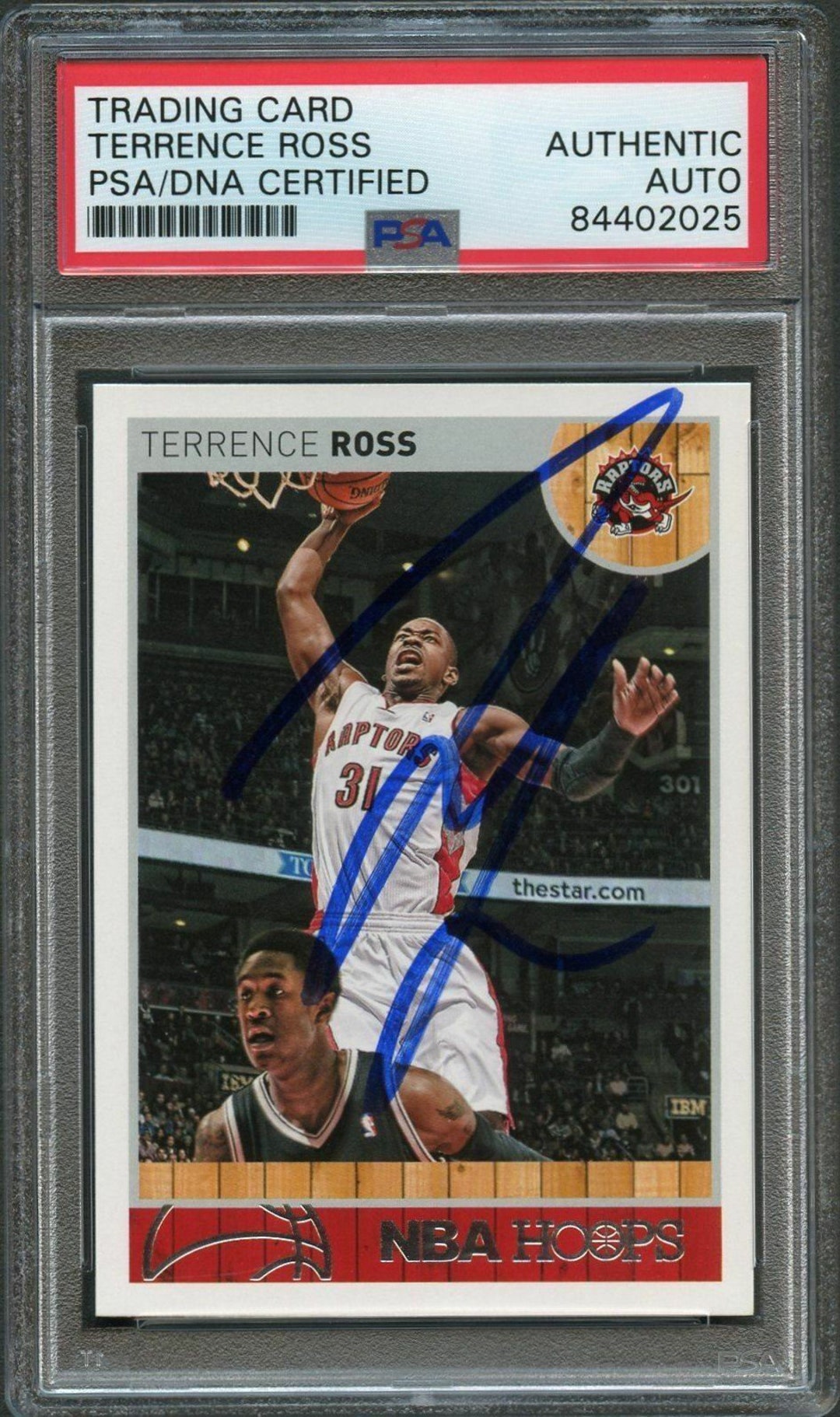 Terrence Ross Signed 8X10 Photo Psa/dna Toronto Raptors 