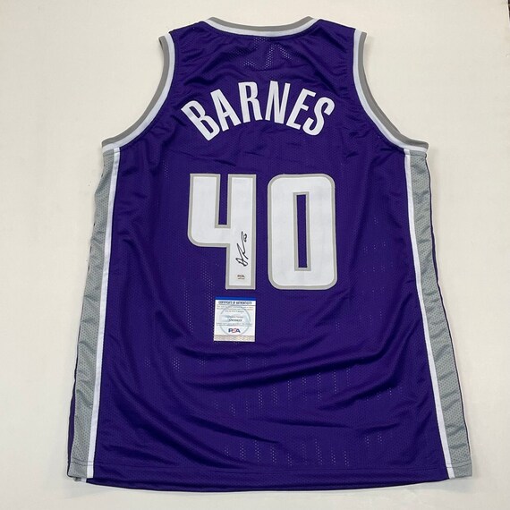 Harrison Barnes Signed Jersey Psa dna Sacramento Kings Autographed Etsy Canada