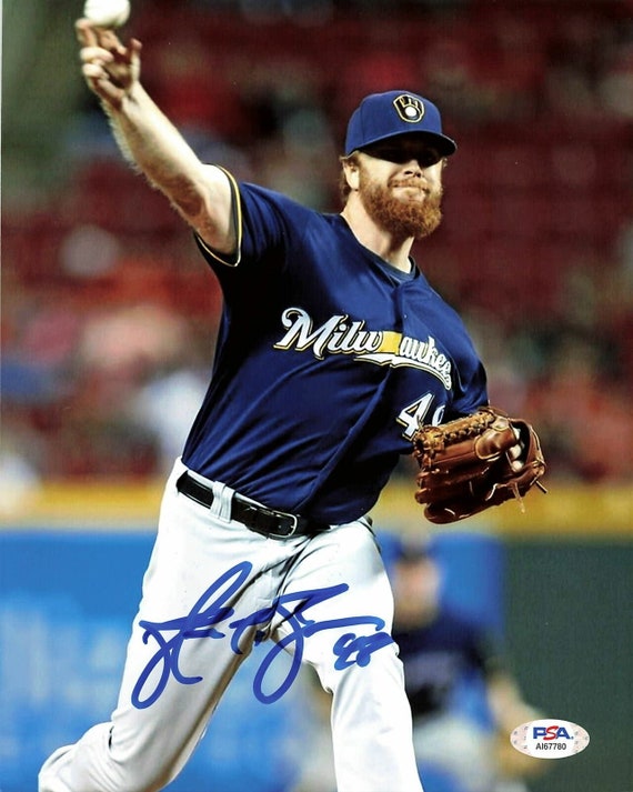 Blaine Boyer Signed 8X10 Photo Psa/dna Milwaukee Brewers Etsy
