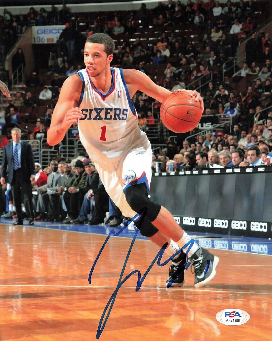 Michael Carterwilliams Signed 8X10 Photo Psa/dna Philadelphia Etsy