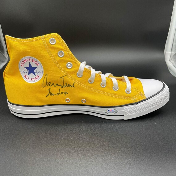 Jerry West Signed Converse Chuck Taylor Left Shoe Psa dna Los Angeles Lakers Etsy UK
