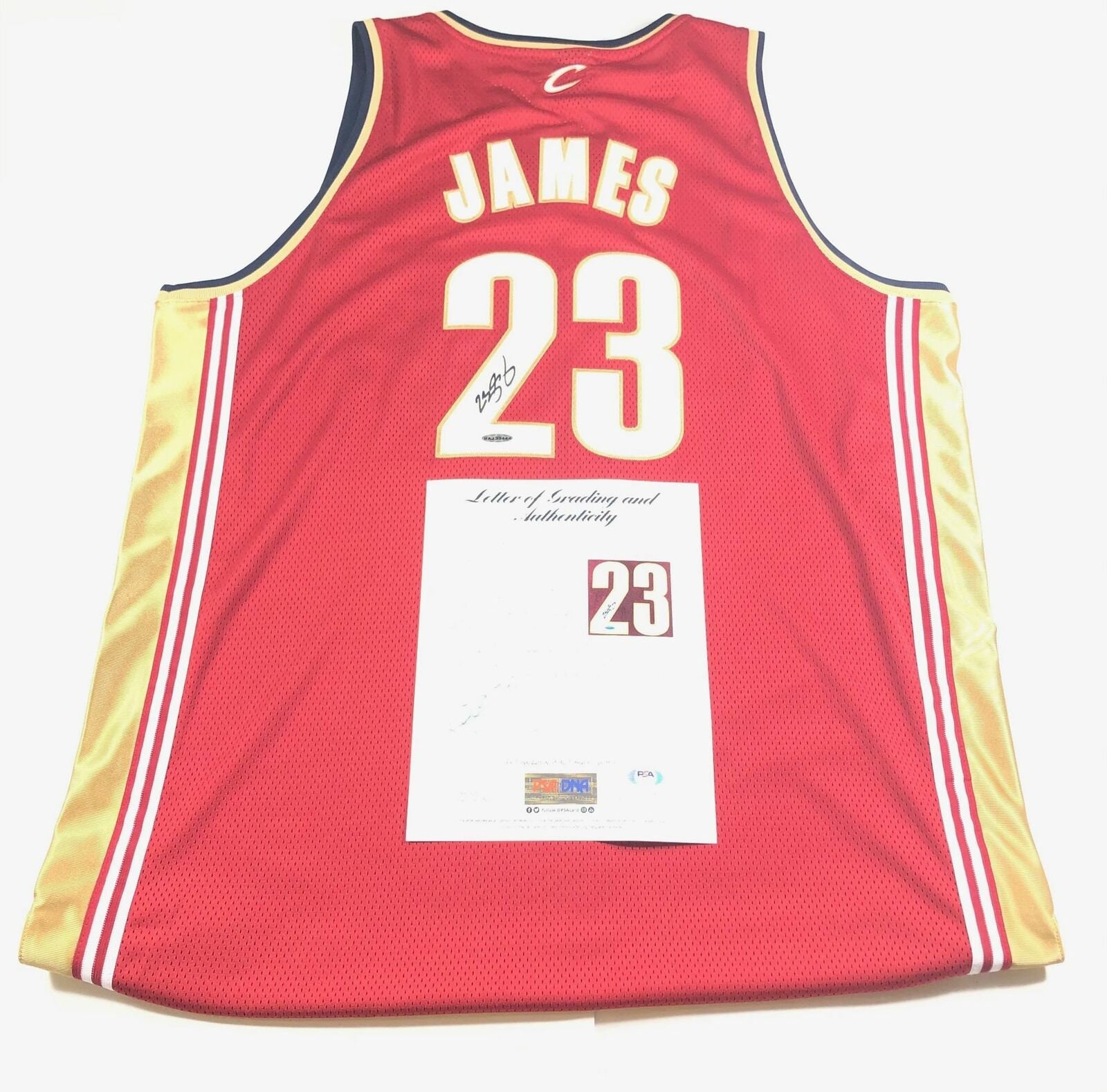 LeBron James Autographed Jerseys, Signed LeBron James Inscripted Jerseys