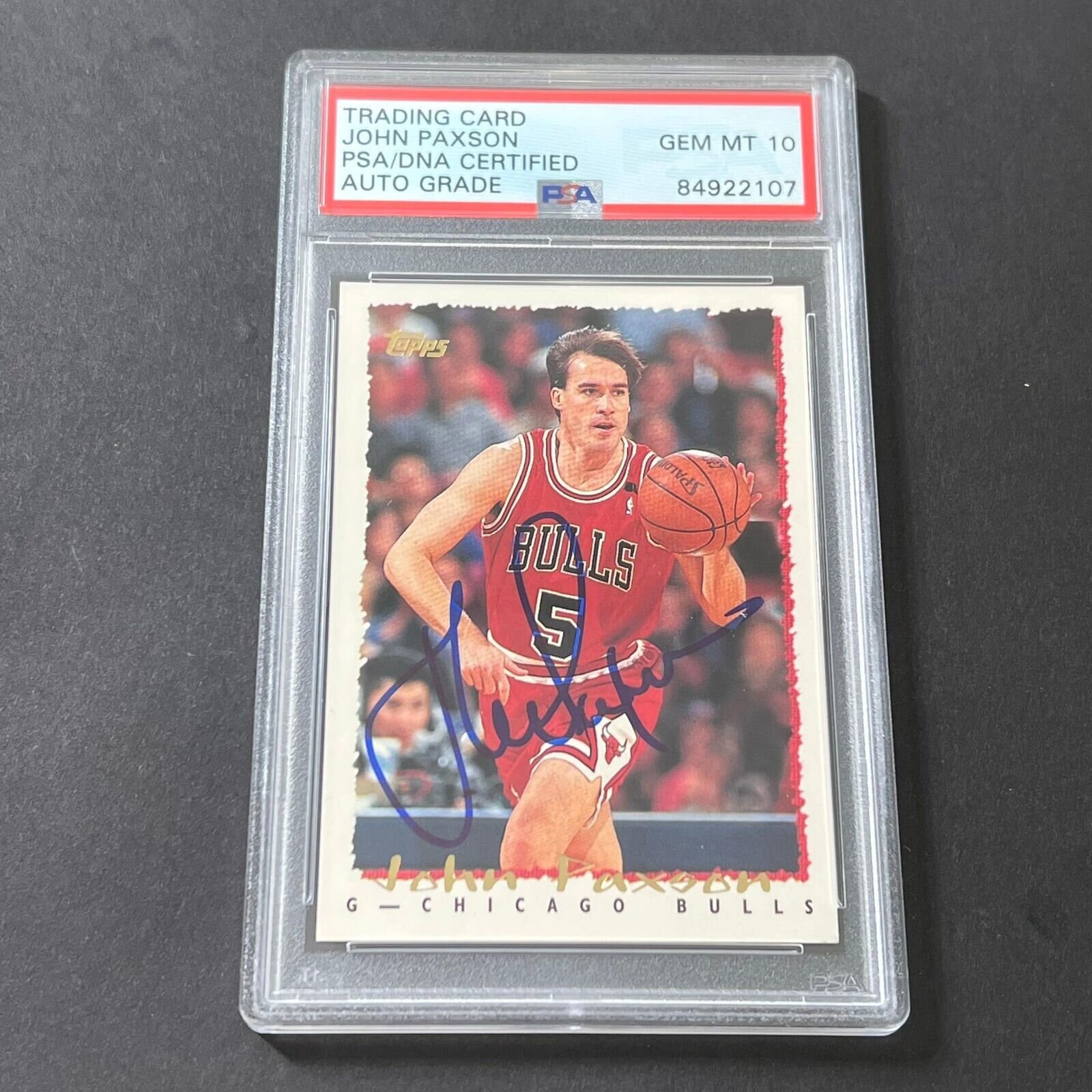 John Paxson Autograph, John Paxson Autograph Authentication Services, Specializing in John Paxson Autograph Authentication