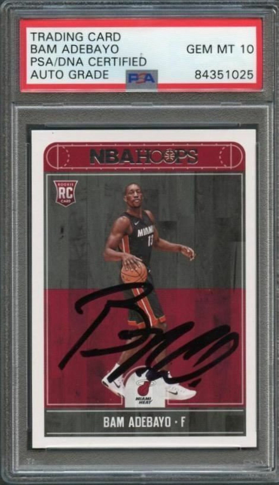 Bam Adebayo /99シリ Rookie auto 鑑定済