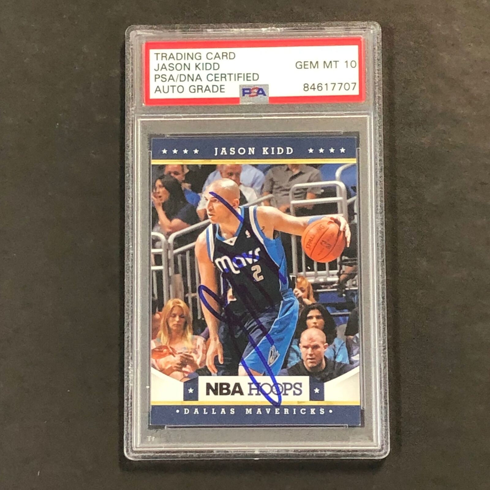 2012-13 Nba Hoops 40 Jason Kidd Signed Card Auto 10 Psa - Etsy