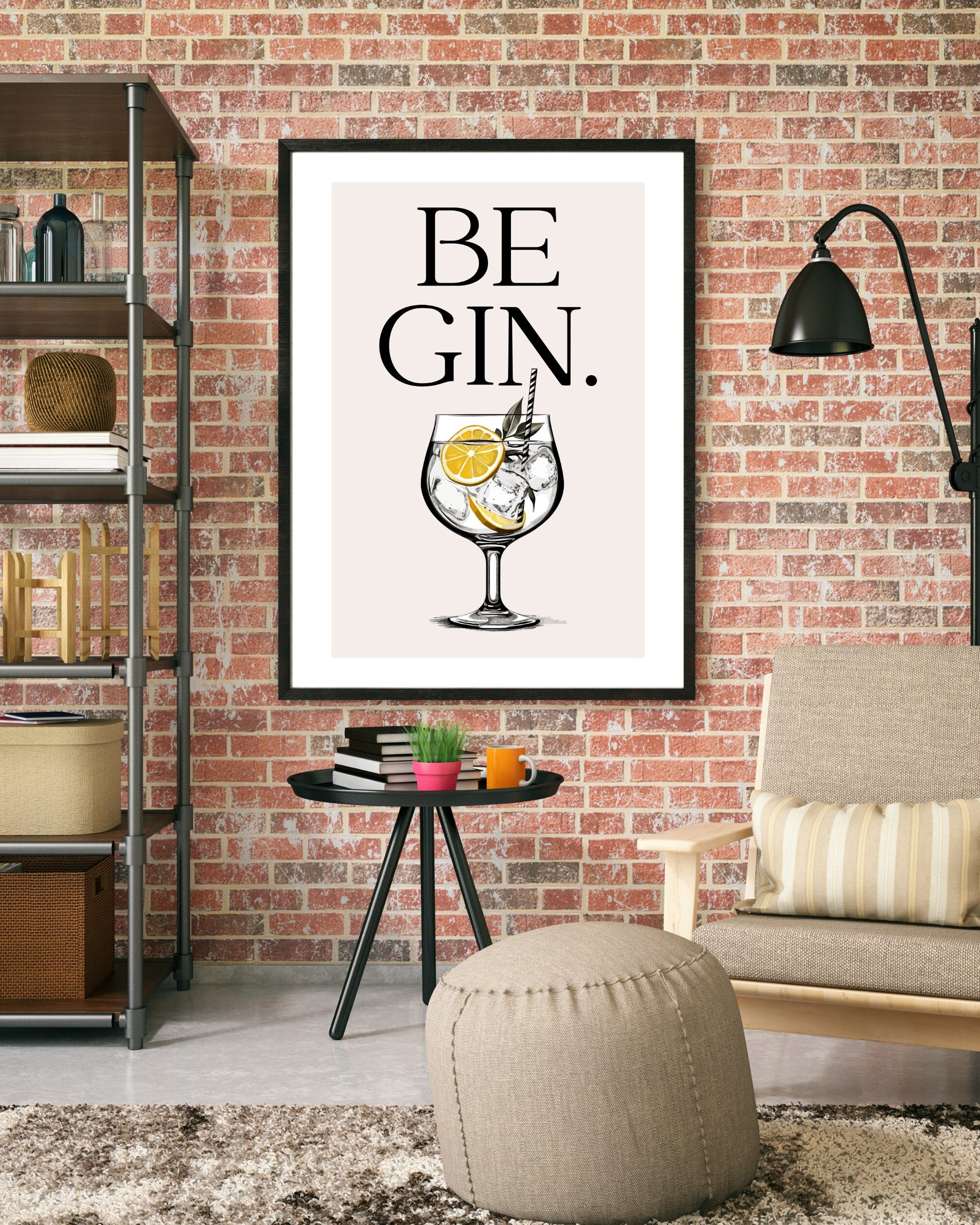 BeGin Poster Küche Küchendeko Esszimmer Deko Quotes lustige Sprüche