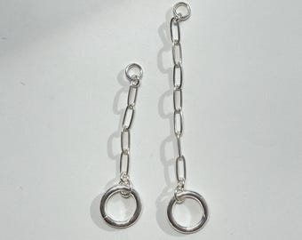 Charm Clasp Chain Extension | 925 silver premium plate
