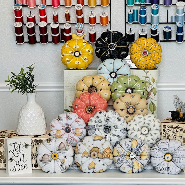 Handmade Pincushion,Unique Pincushions,Sewing/Quilting Pincushions,Save the Bees,Needlepoint,Embroidery,Crafting,Cross-Stitch,Tatting