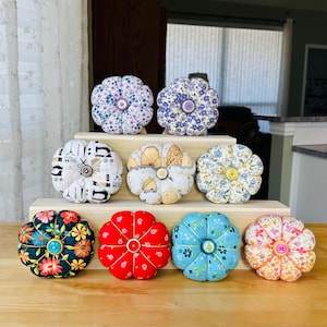 Handmade 4-5” Pin Cushion, Perfect Size Pin Cushion for Sewing, Quilting, Embroidery, Needlepoint, Crafting, Cross-Stitch, Unique Pincushion