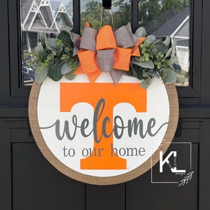 Tennessee Vols Door Hanger | Tennessee Vols | Tennessee Door Hanger | Tennessee Vols Wreath | Tennessee Wreath | University of Tennessee