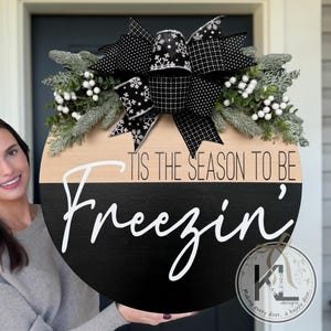 Winter Front Door Decor | Winter Front Door Wreath | Winter Wreath | Door Hanger | Front Door Decor | Winter Door Sign | Winter Door Wreath
