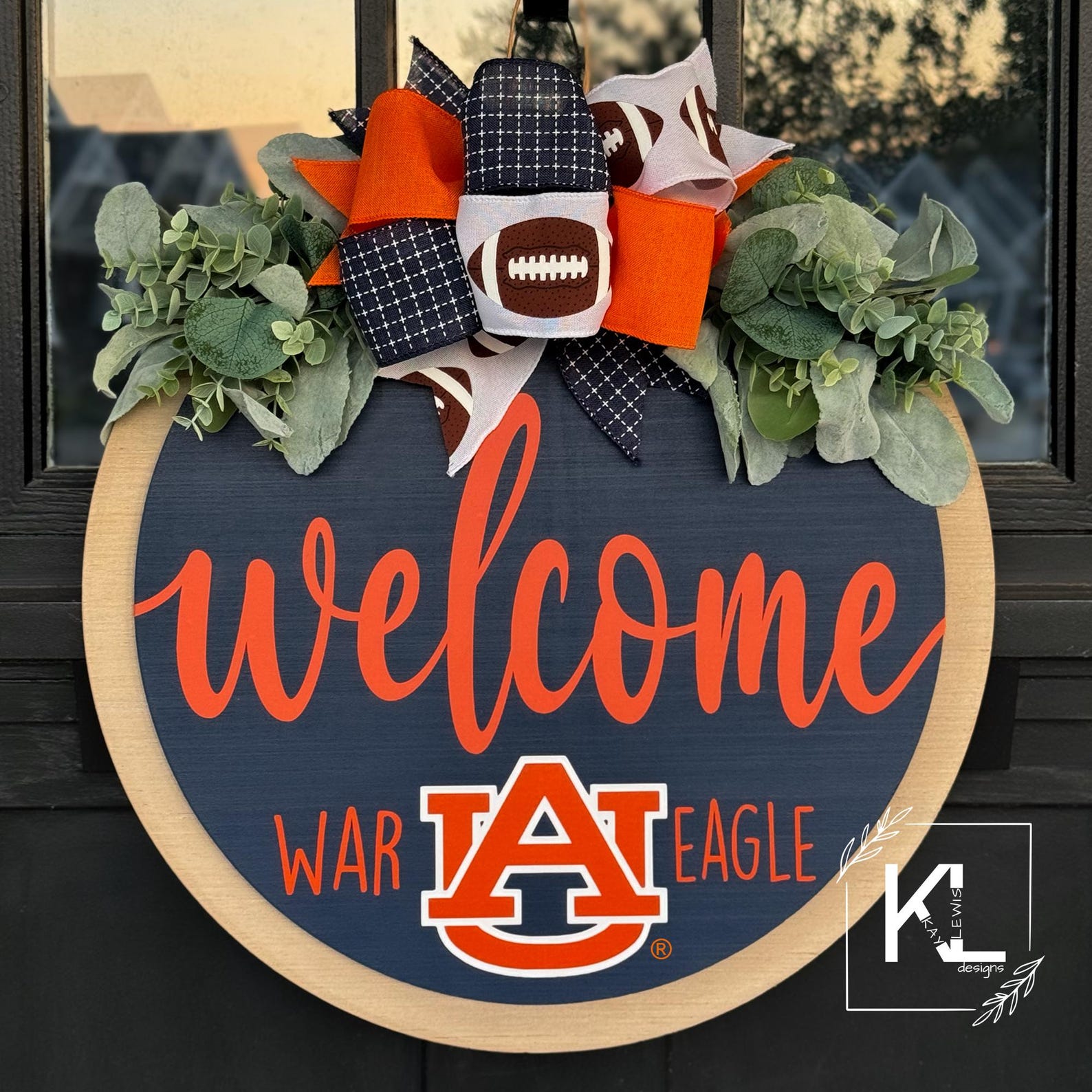 Auburn Door Hanger | Auburn War Sign | Auburn Sign | Auburn Door Wreath ...