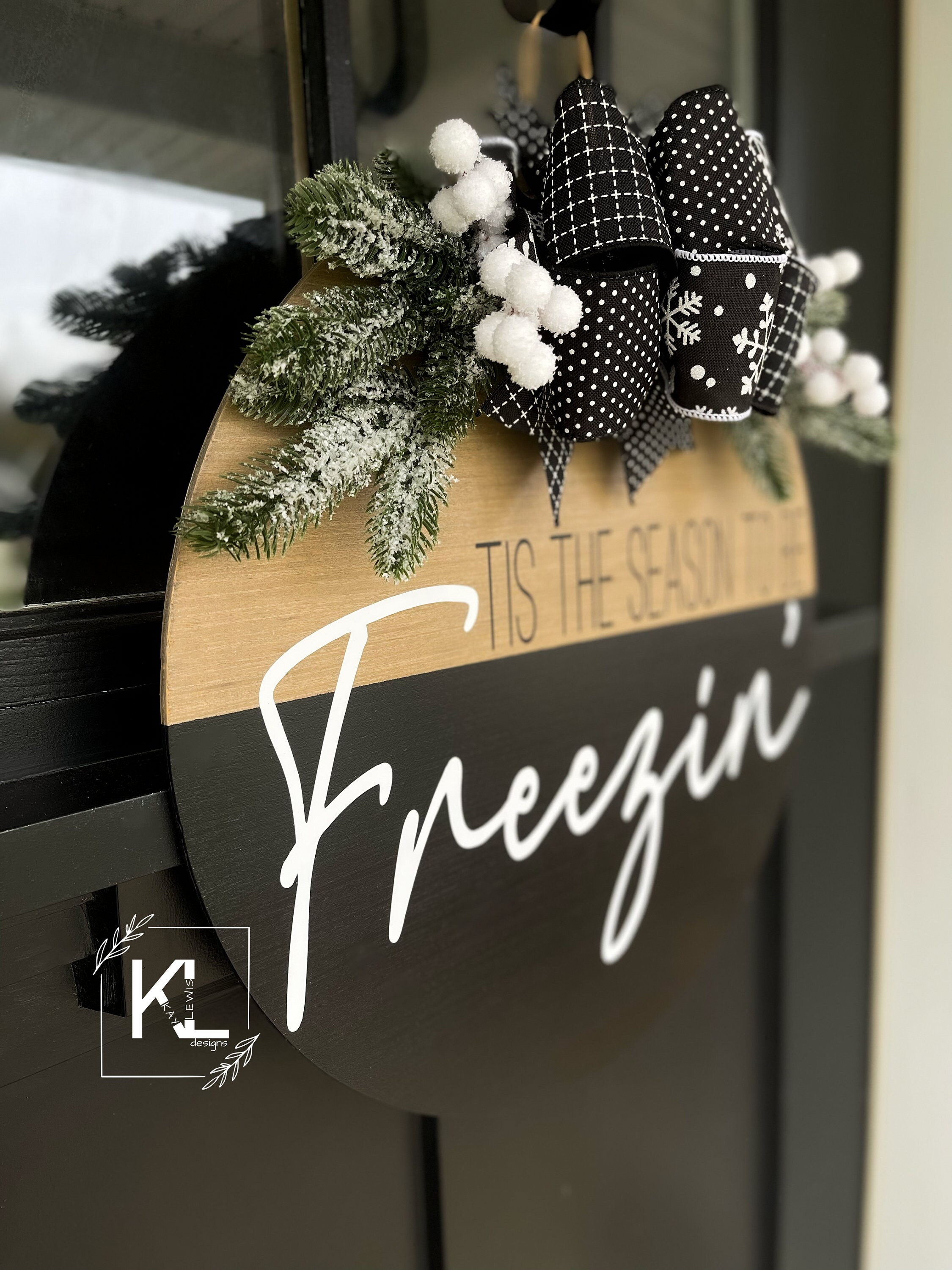 Winter Front Door Decor | Winter Front Door Wreath | Winter Wreath