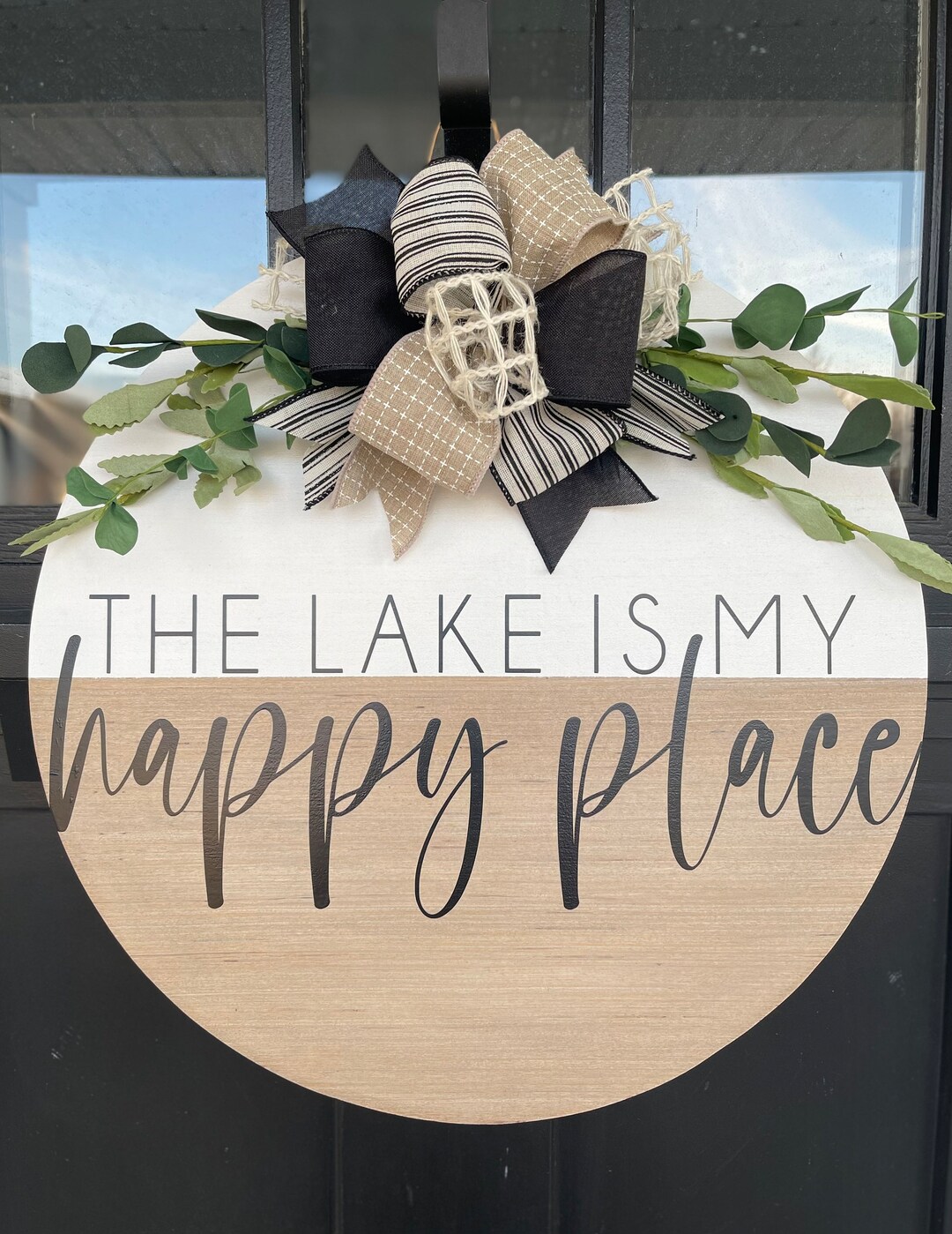 Front Door Decor Lake House Front Door Wreath Lake House Etsy