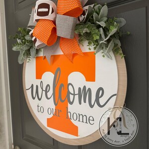 Tennessee Vols Door Hanger | Tennessee Vols Decor | Tennessee Door Hanger | Tennessee Vols Wreath | Tennessee Wreath | Tennessee Volunteers image 4